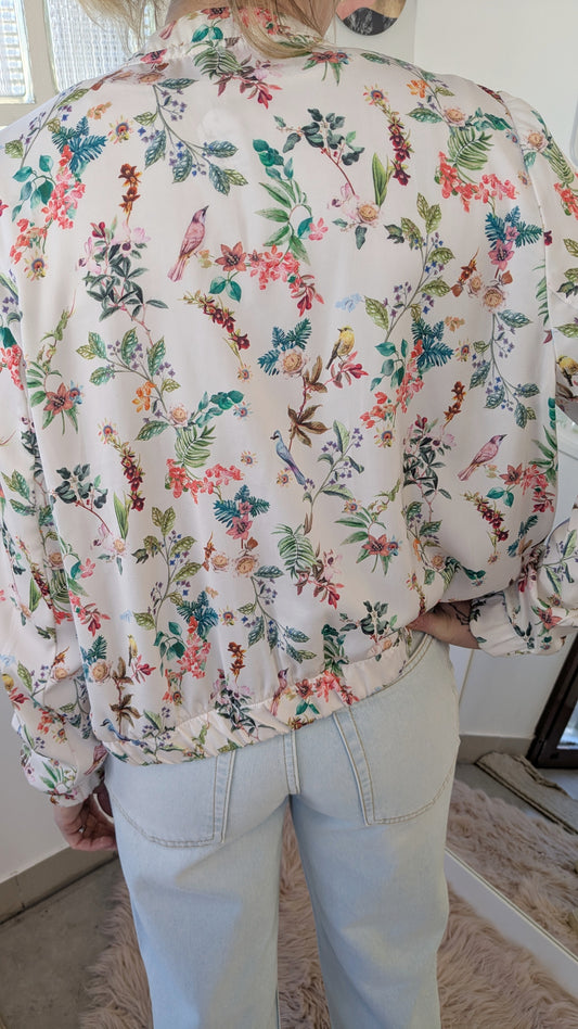 Bomber souple fleuri - Camaïeu - 36