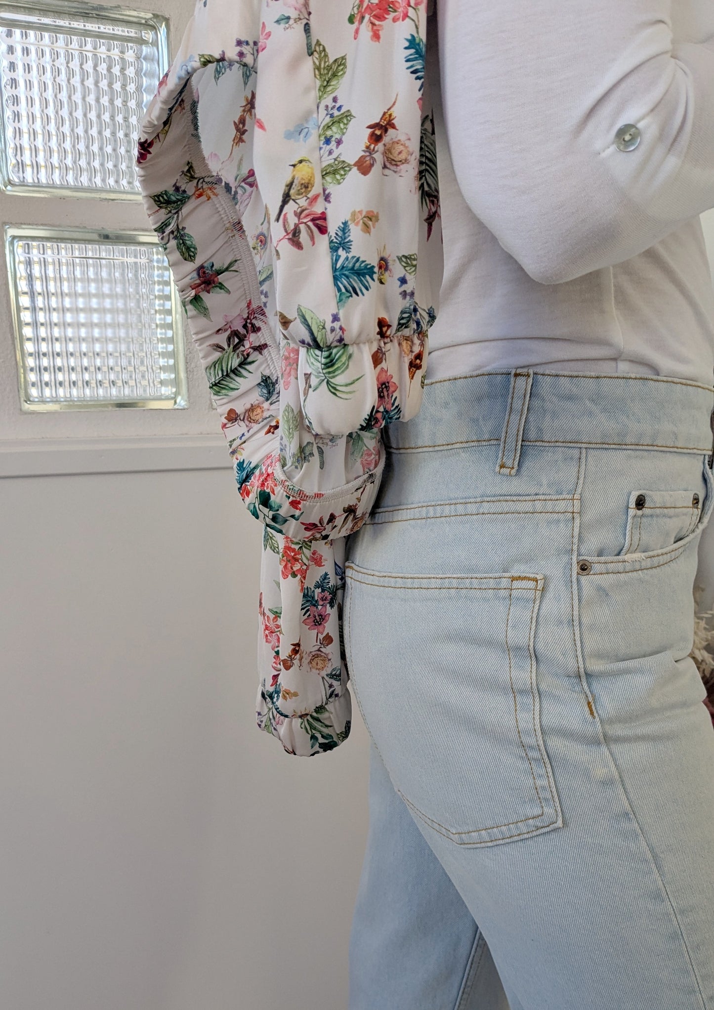 Bomber souple fleuri - Camaïeu - 36