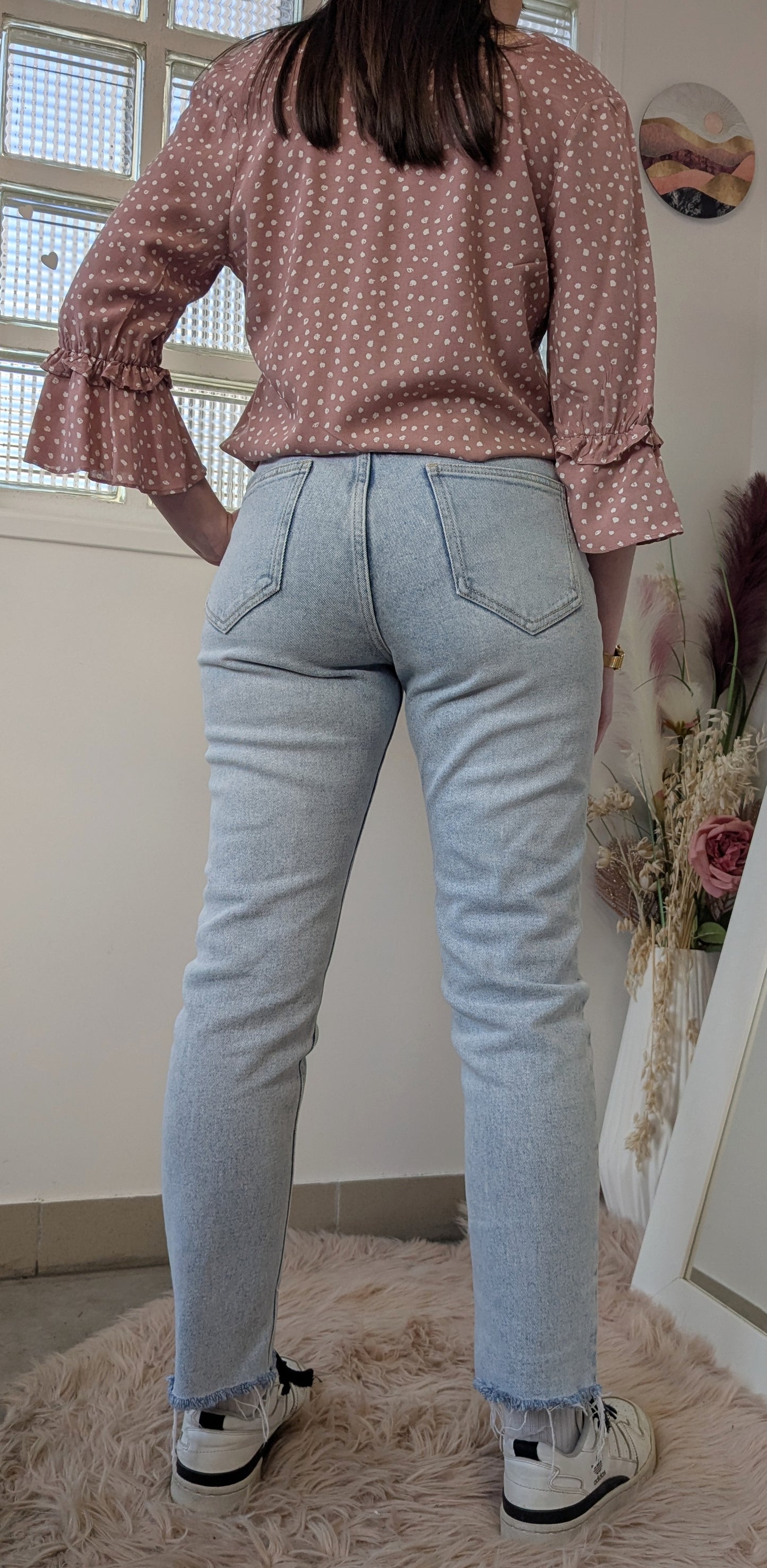 Blouse rose poudrée - Boutique indépendante - 36