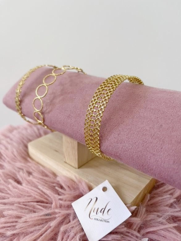 Bijoux Bracelet jonc dentelle - Nude Collection - TU