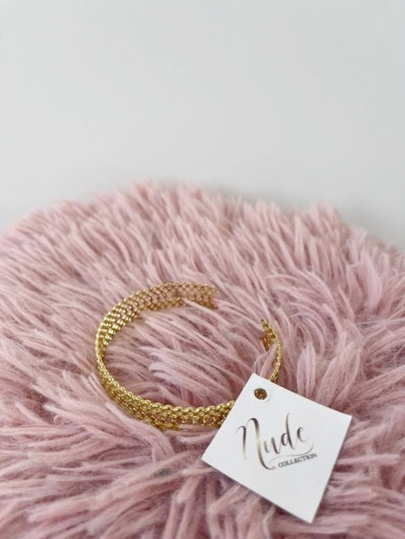 Bijoux Bracelet jonc dentelle - Nude Collection - TU
