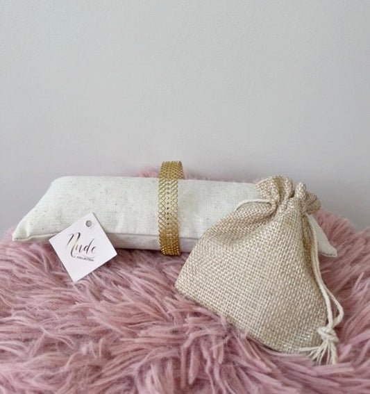 Bijoux Bracelet jonc dentelle - Nude Collection - TU