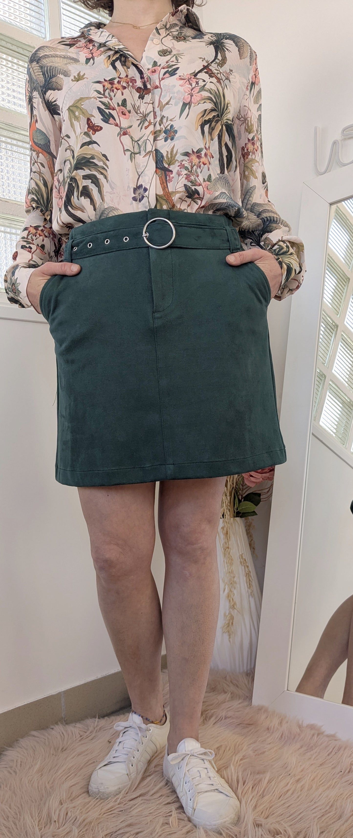 Blouse chemise jungle - H&M - 38