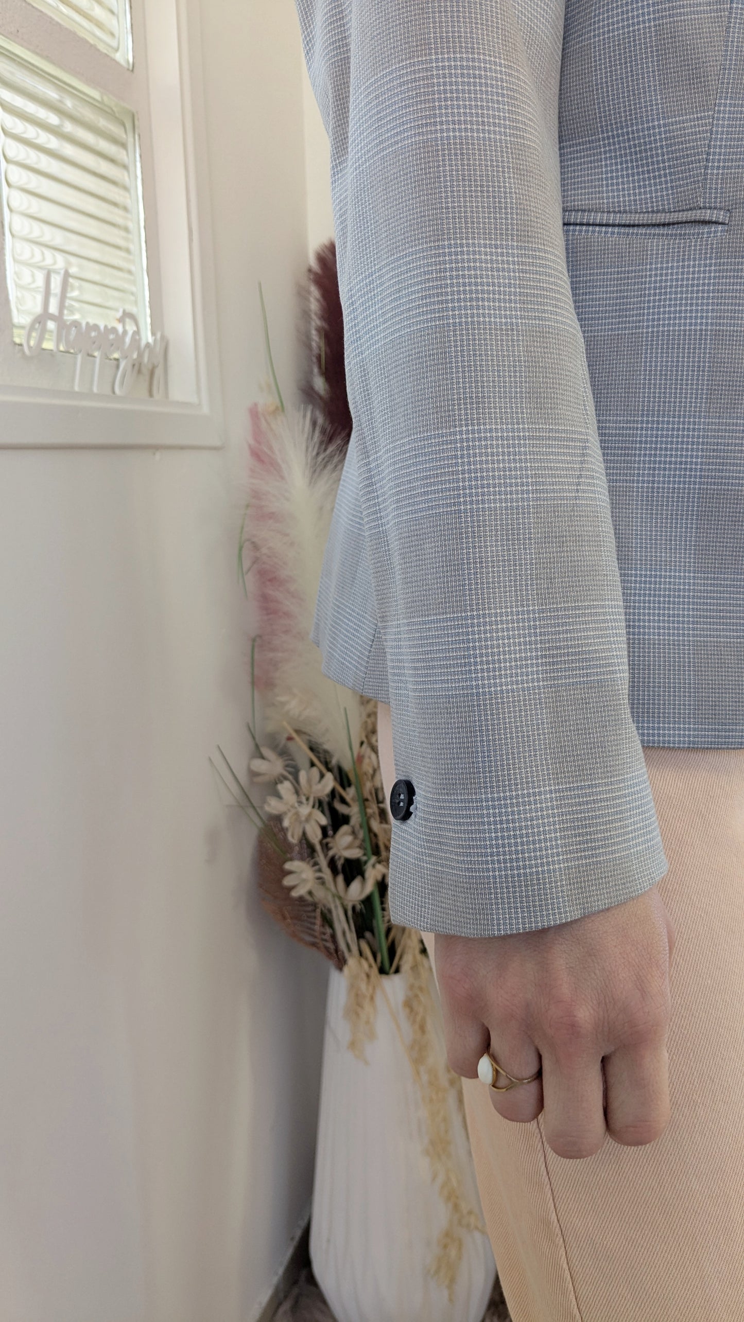 Blazer à carreaux - Zara - 38