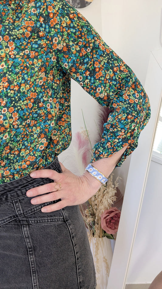 Jupe jeans noir gris - 38