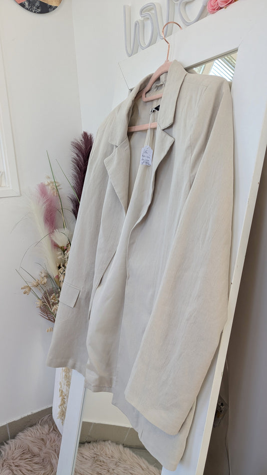 Blazer souple beige - 38