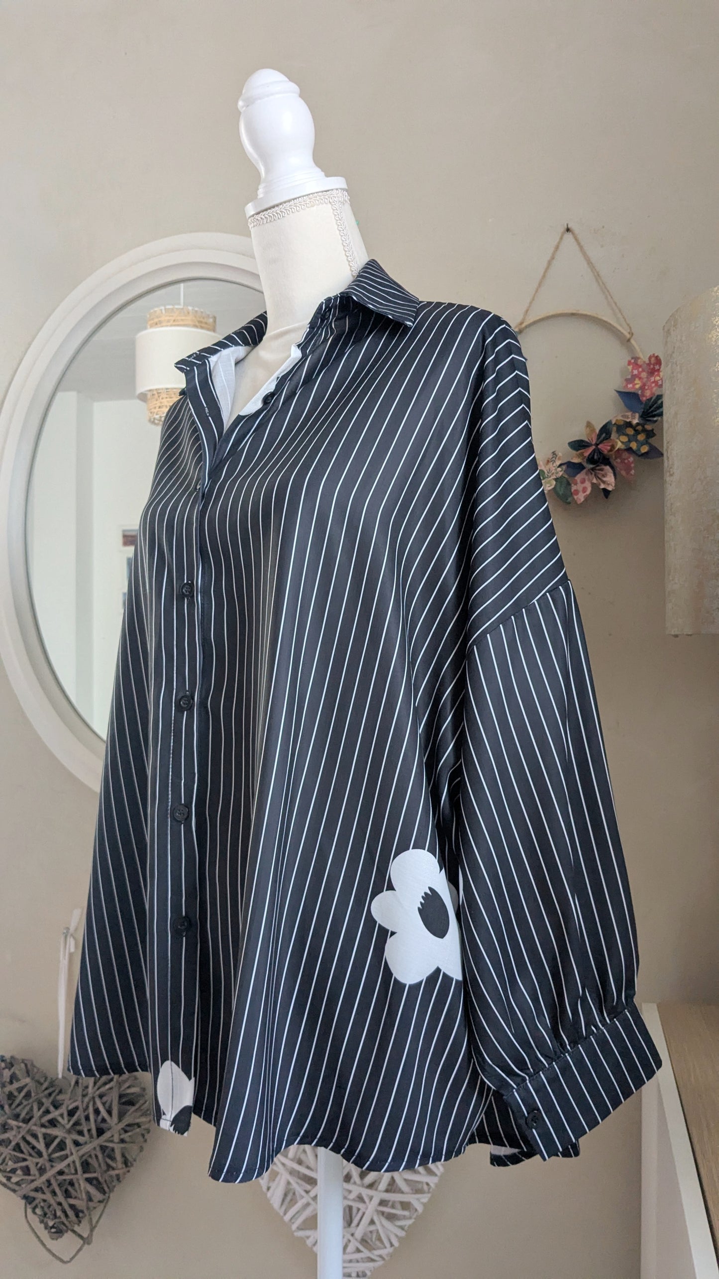Chemise tendance fleurie - 46