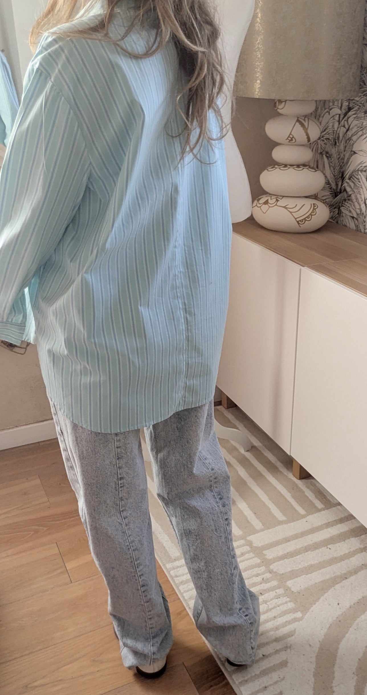 Chemise ciel rayée oversize - Milla Star - 34