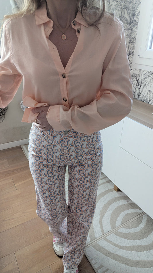 Jeans Wide à motifs - Pimkie - 32