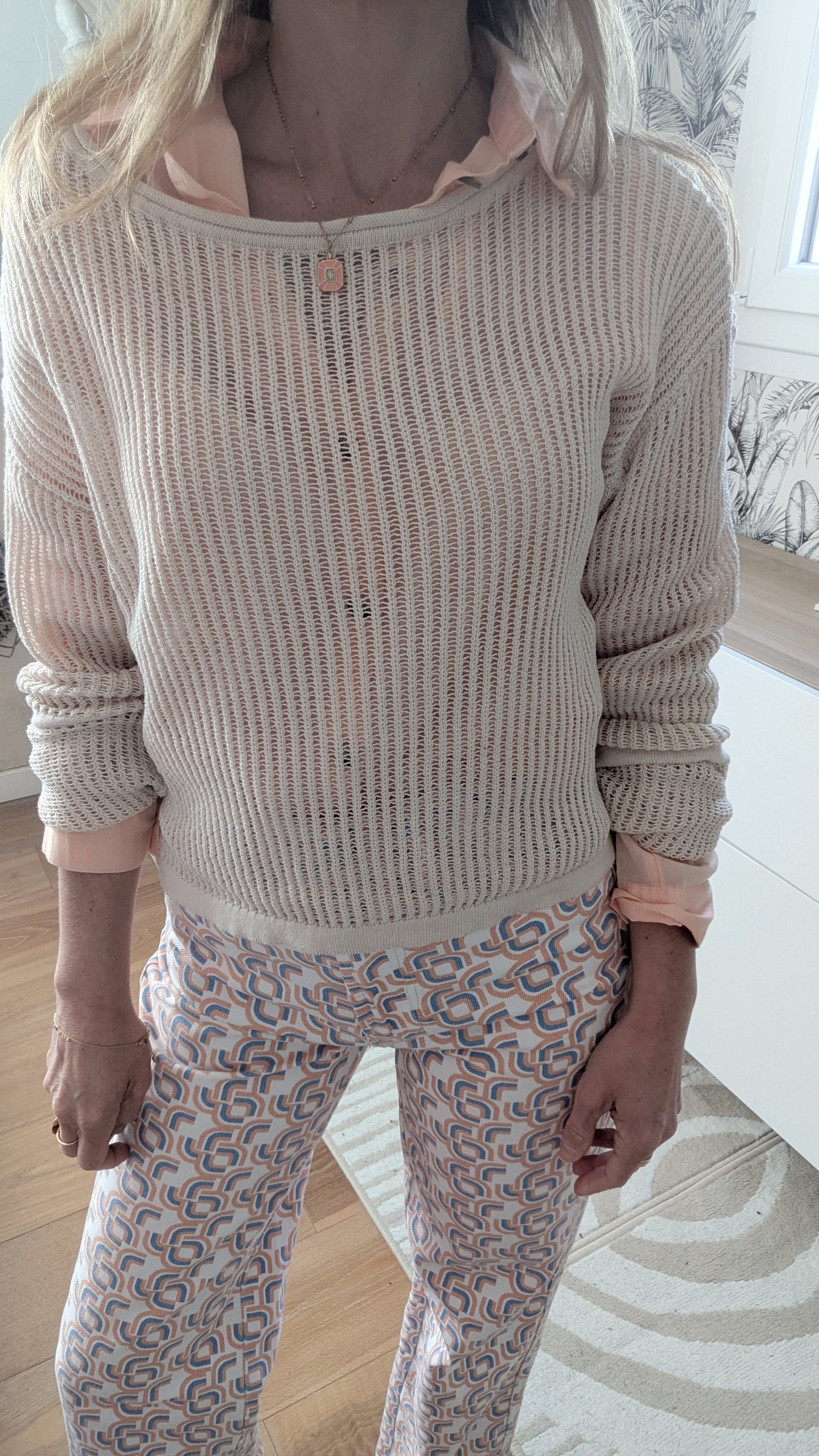 Jeans Wide à motifs - Pimkie - 32