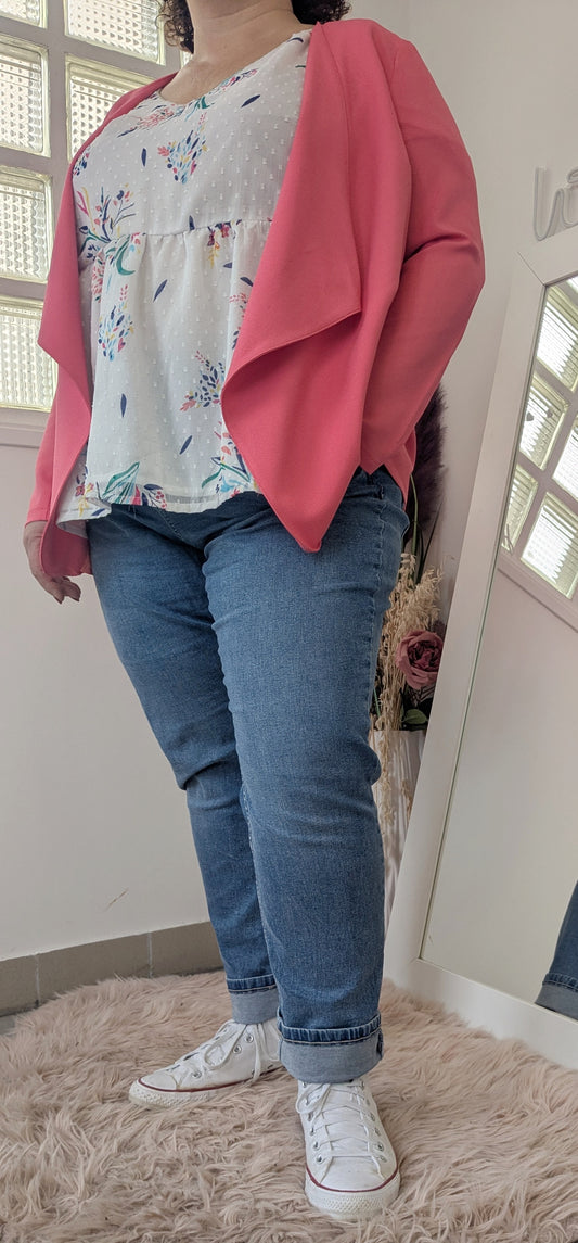 Blazer souple fushia - Affinités - 44