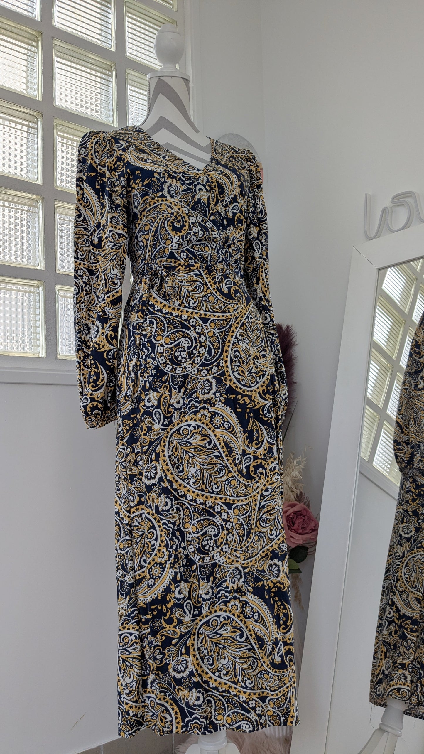 Robe longue imprimé cachemire - Vila - 38