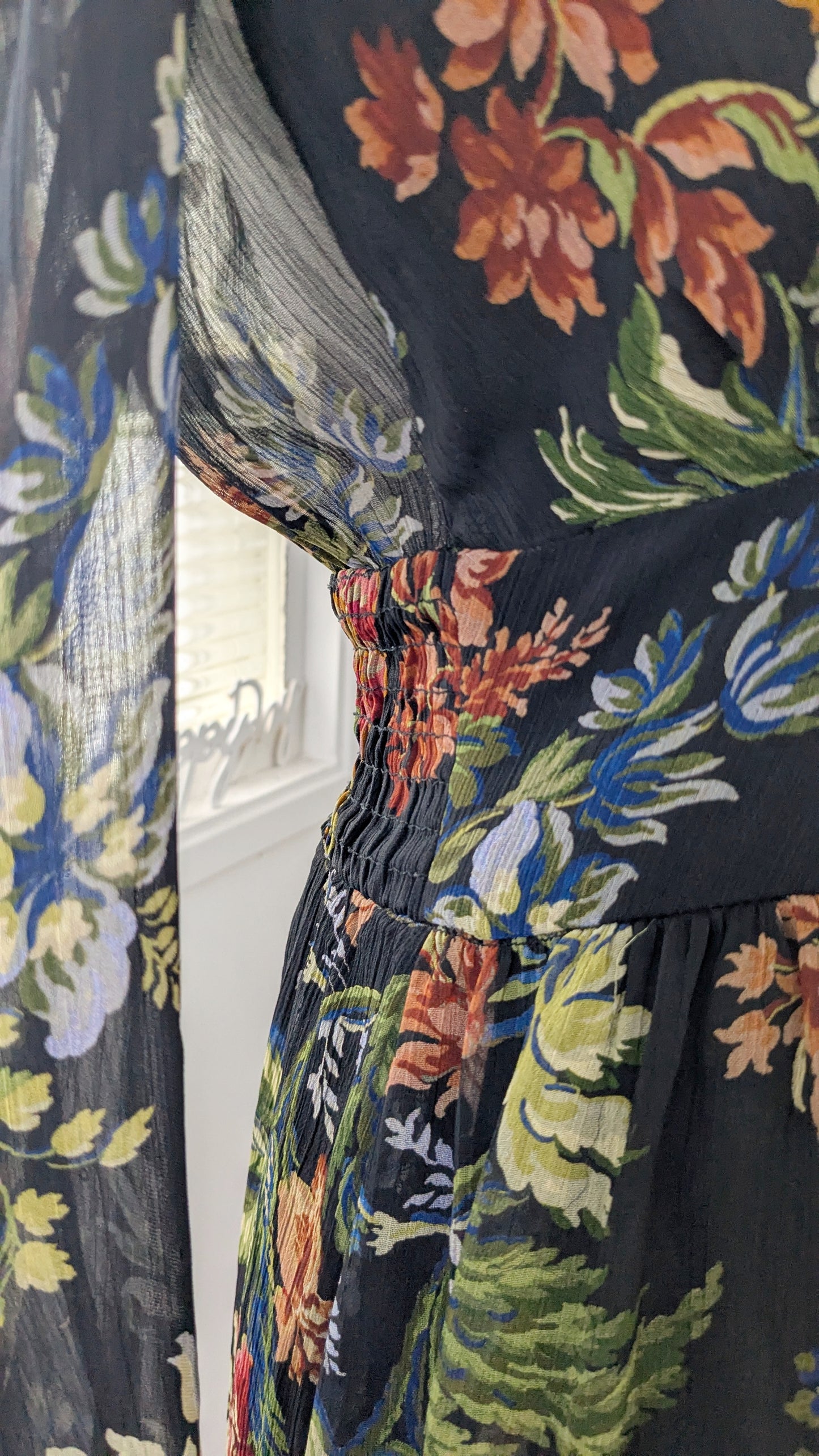 Robe longue fleurie - Mango - 38