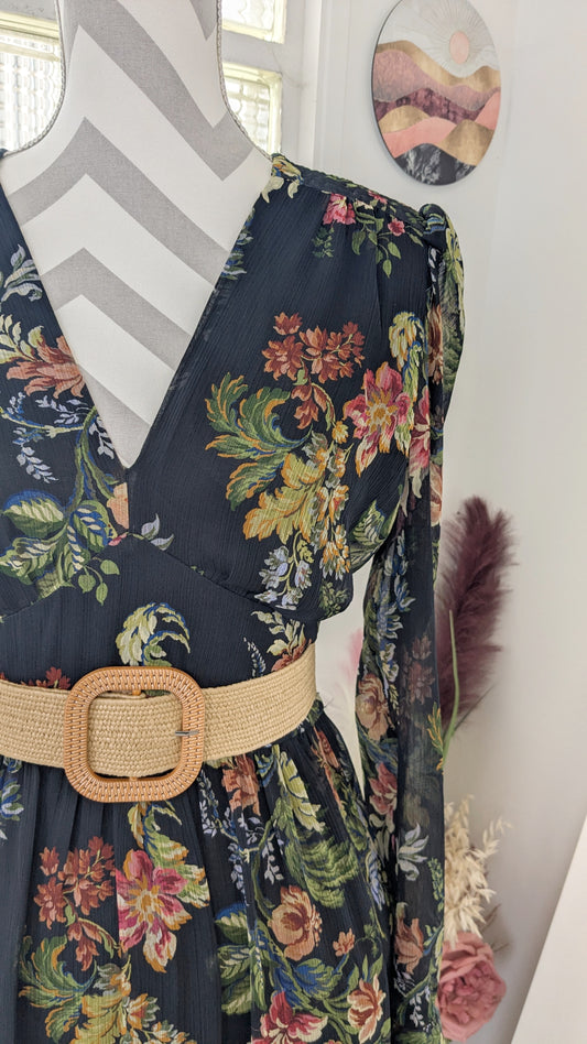 Robe longue fleurie - Mango - 38