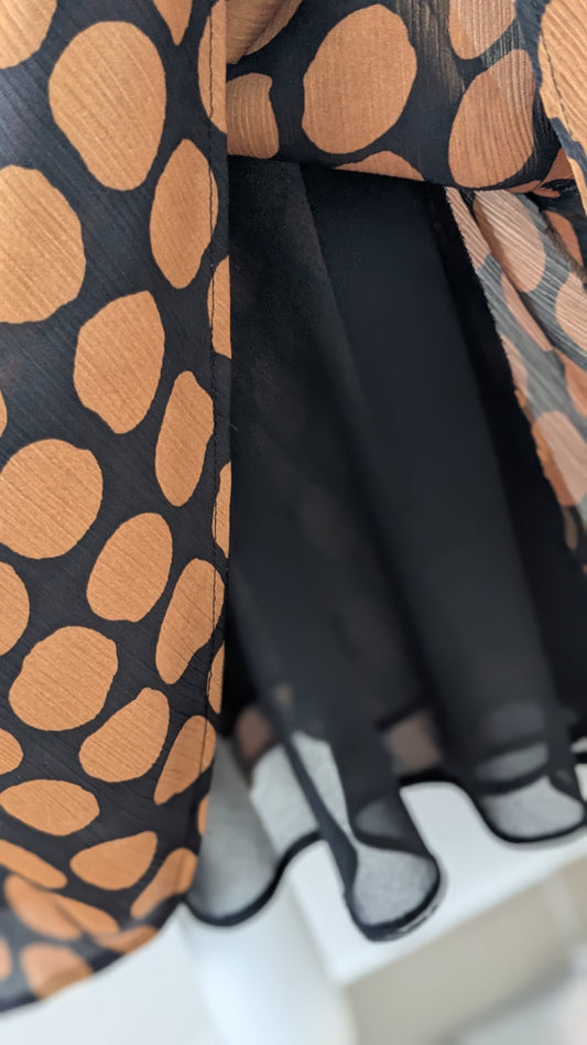 Jupe longue midi pois - Mango - 34