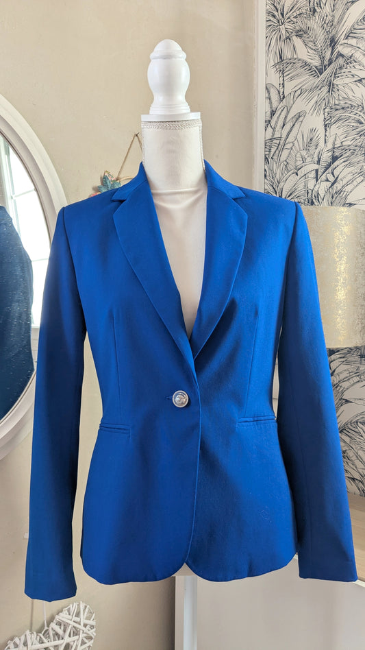 Blazer chic bleu roi - Zara - 38