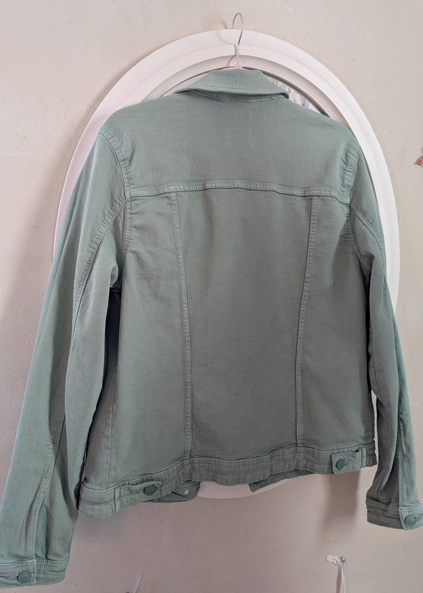 Veste en jeans vert sauge - Springfield - 42