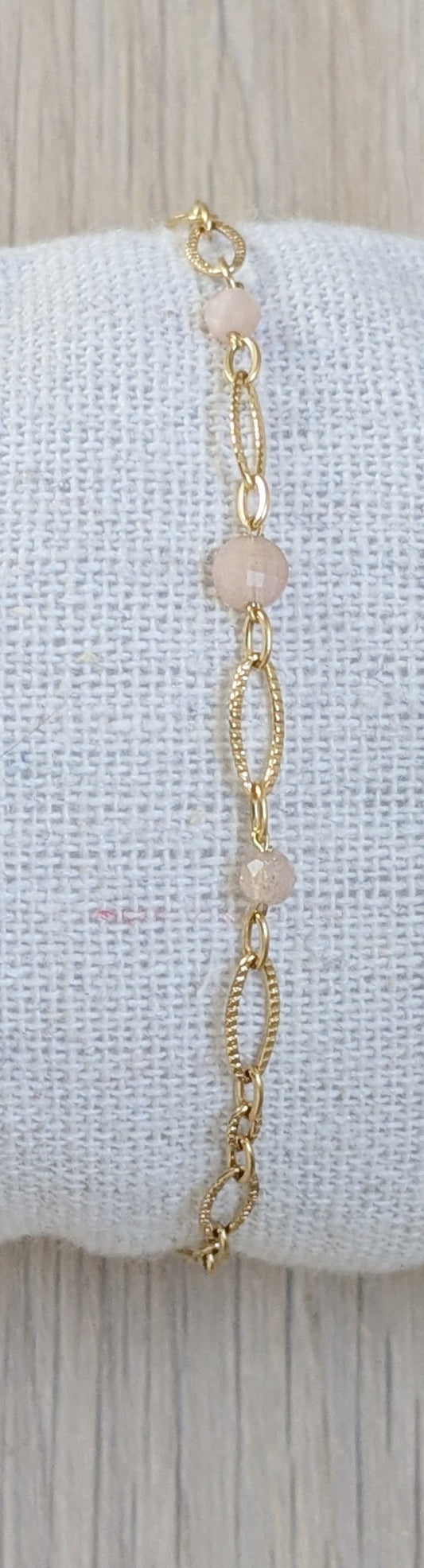 Bijoux Bracelet doré empierré - Nude Collection - TU