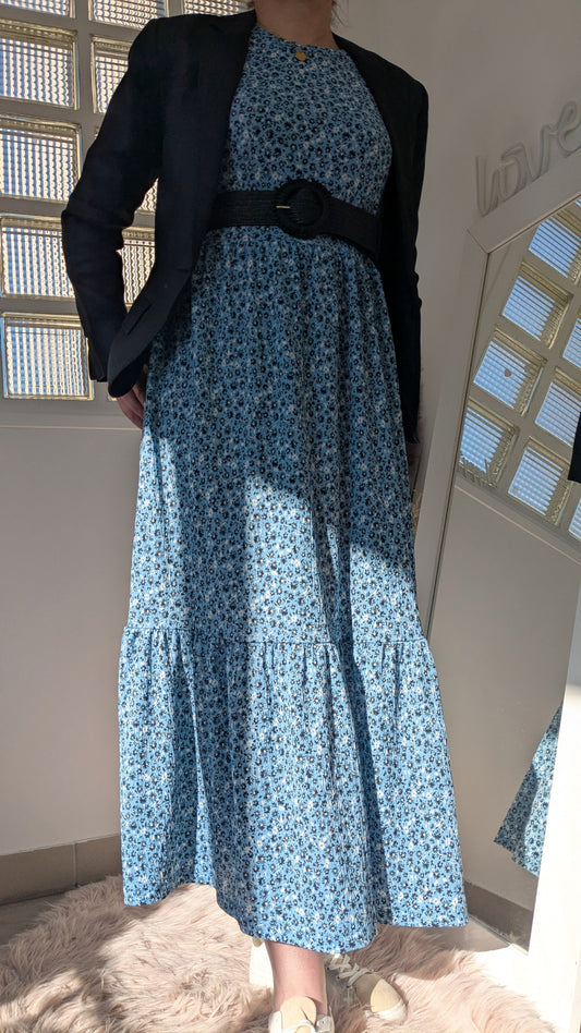 Robe longue fleurie - Stradivarius - 38