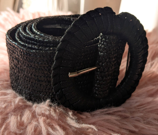 Ceinture noire élastique - Boutique indépendante - TU