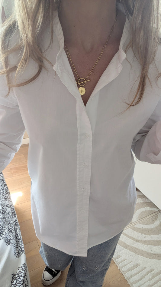 Chemise blanche chic - Zara - 34