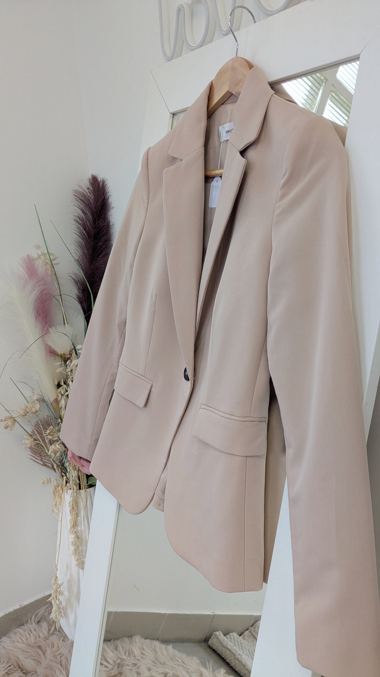 Neuf Blazer rose tendre - Mango - 32