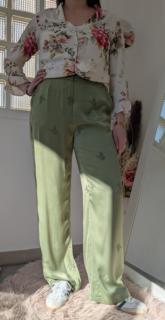 Pantalon sauge large souple - Vila - 42