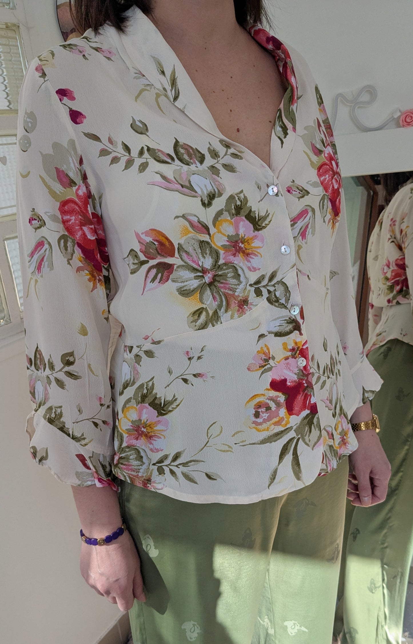 Pantalon sauge large souple - Vila - 42