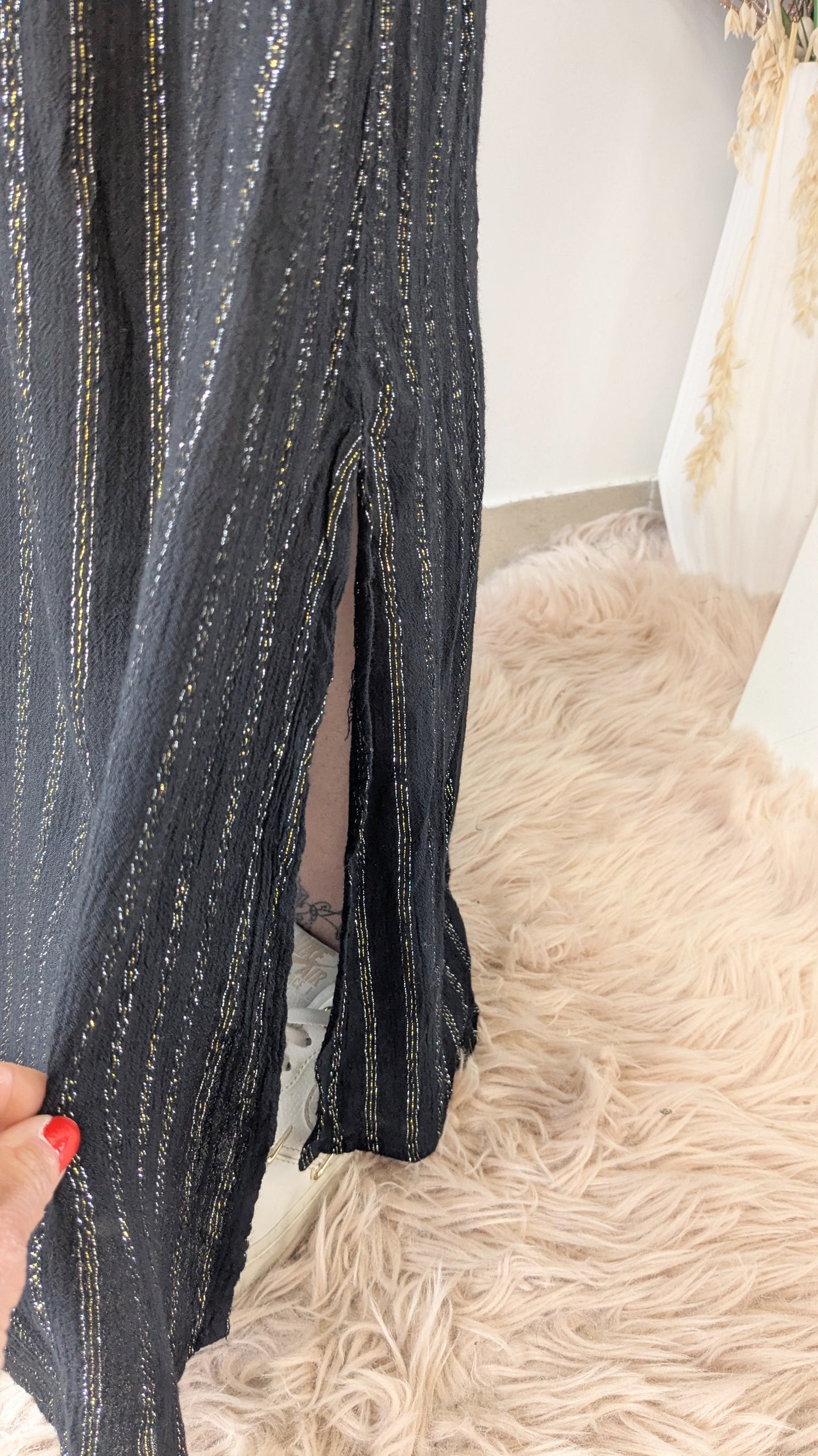 Robe longue noir doré - Bréal - 36