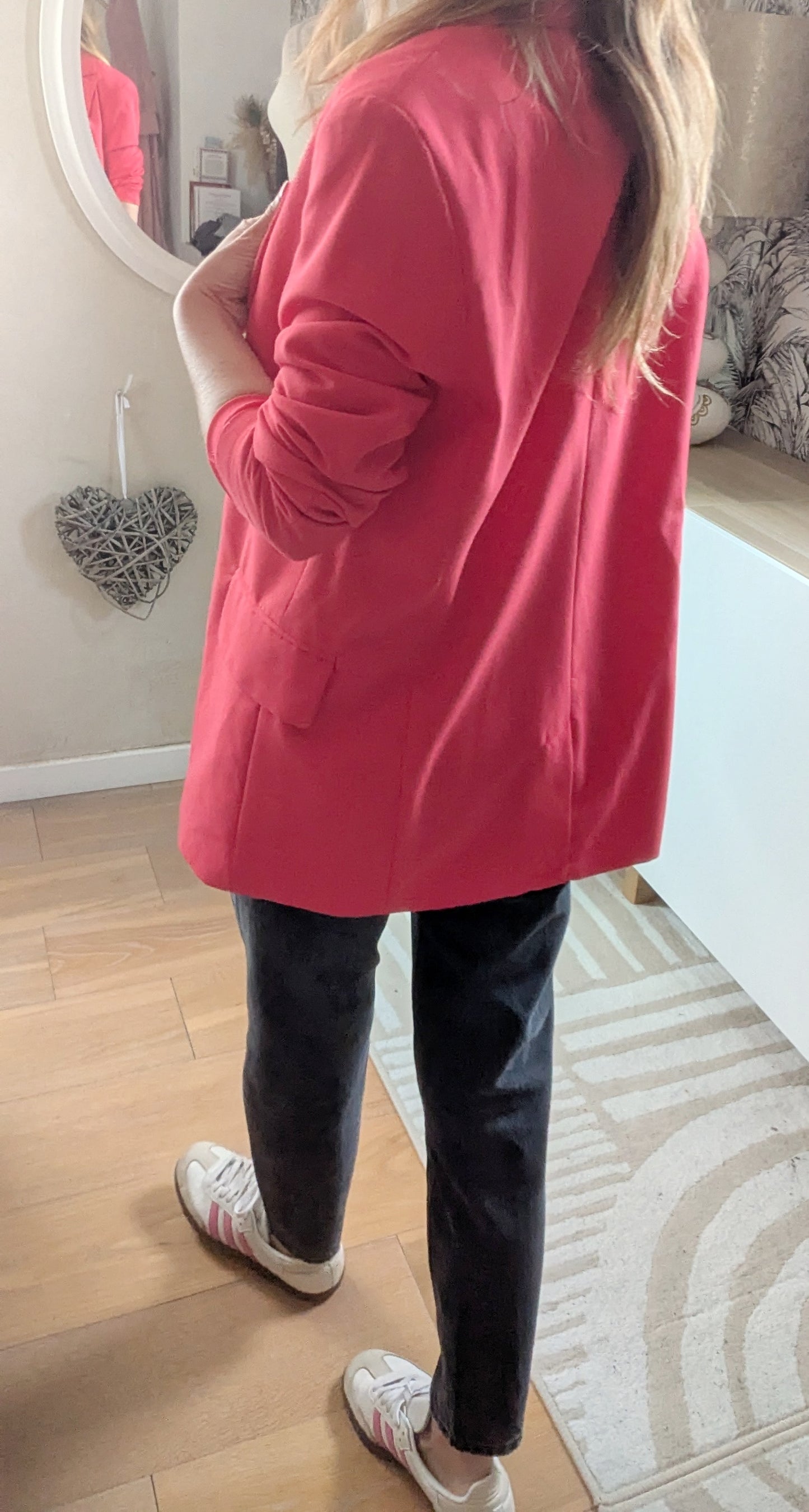 Blazer souple framboise - Stradivarius - 34/36