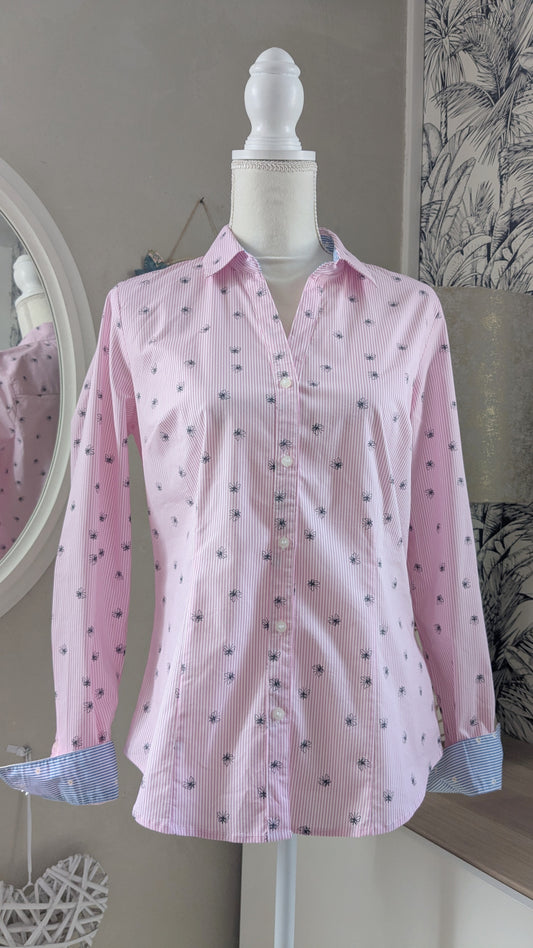Chemise rayée rose - Bel & Bo - 40