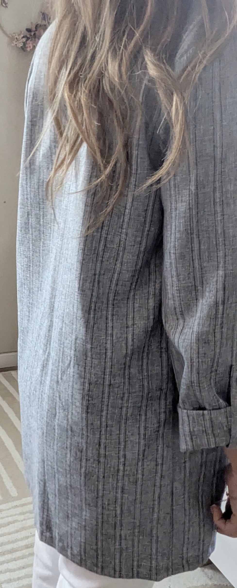 Blazer souple rayé - Stradivarius - 34/36