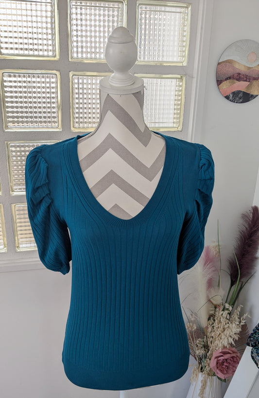 Pull bleu pétrole - Mango - 38