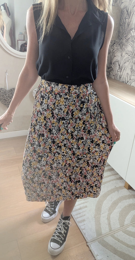 Jupe longue midi plissée - Garcia - 34/36