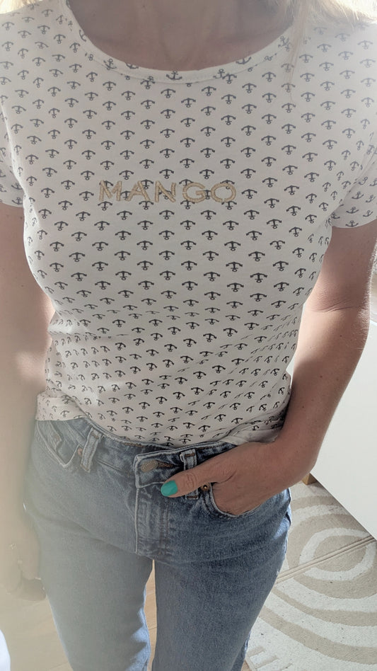 T-shirt marin - Mango - 32/34