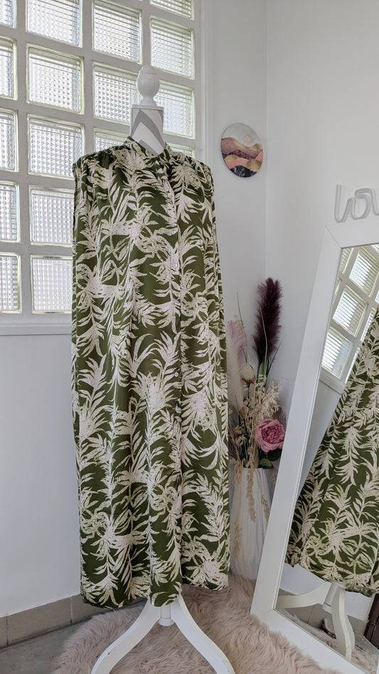 Robe longue tropicale soie - Antwerp - TU