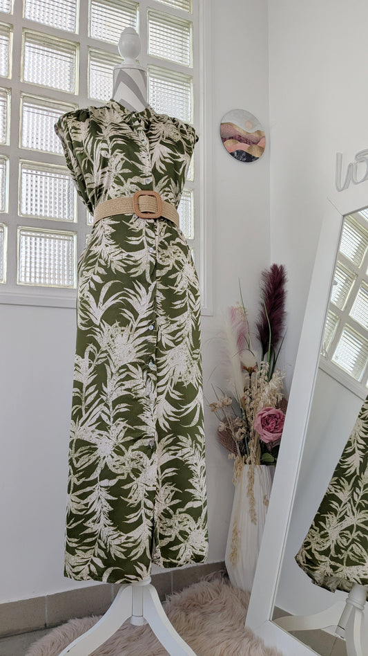 Robe longue tropicale soie - Antwerp - TU