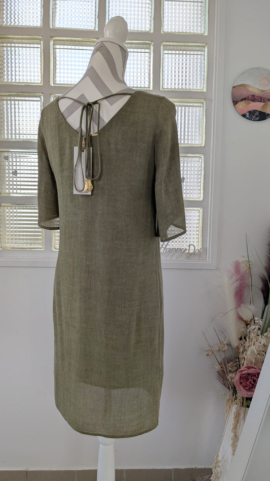 Robe lin sauge - Signature - 34