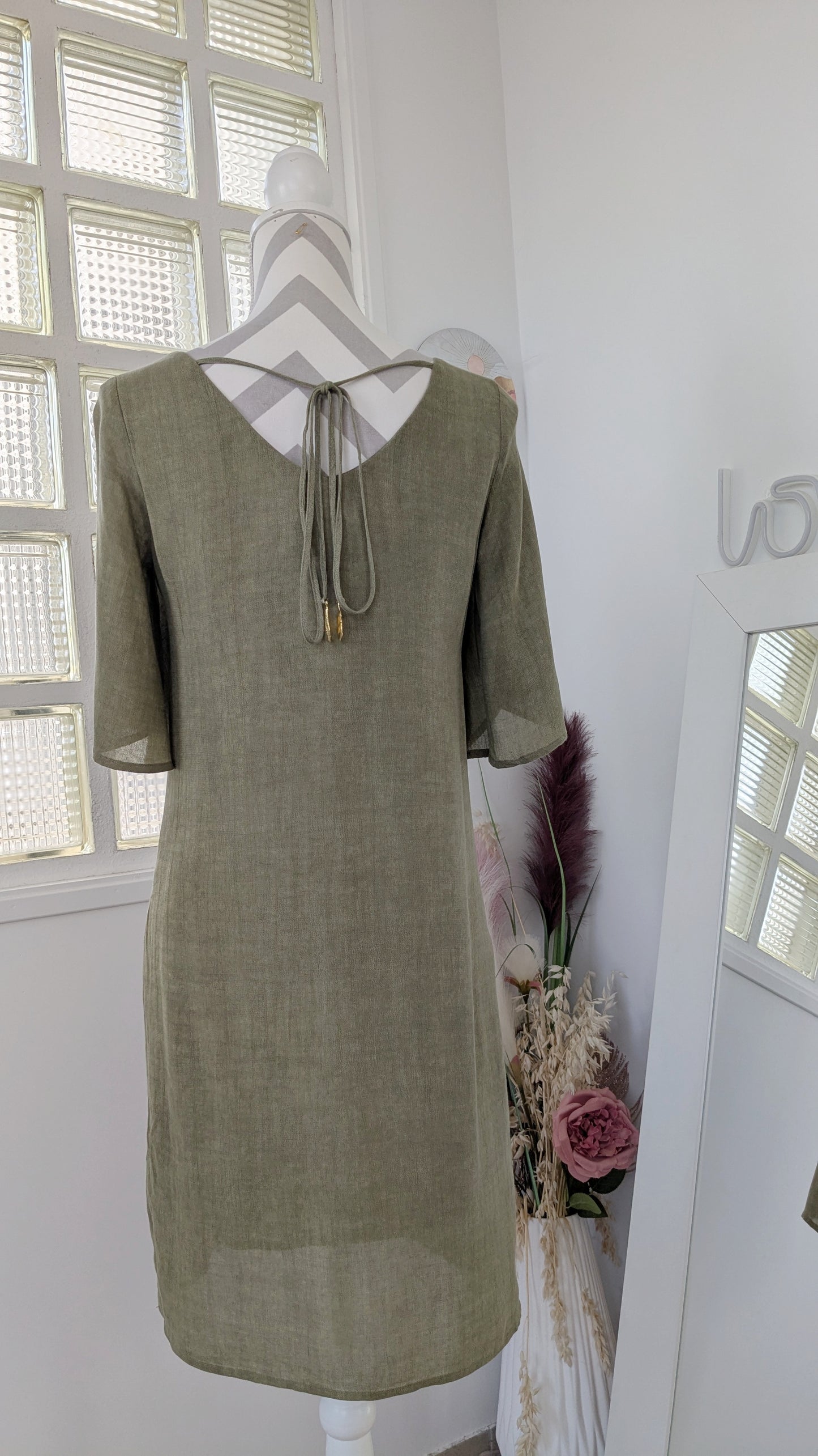 Robe lin sauge - Signature - 34