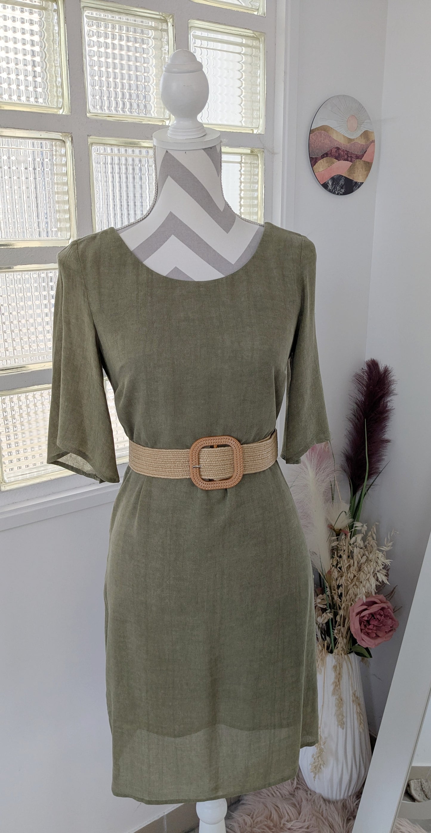 Robe lin sauge - Signature - 34