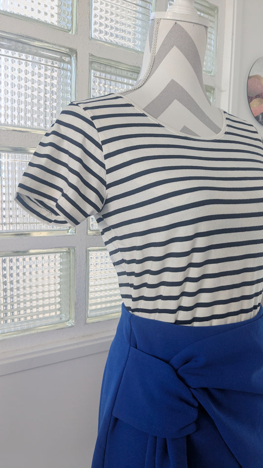 Jupe noeud bleu roi - Zara - 38