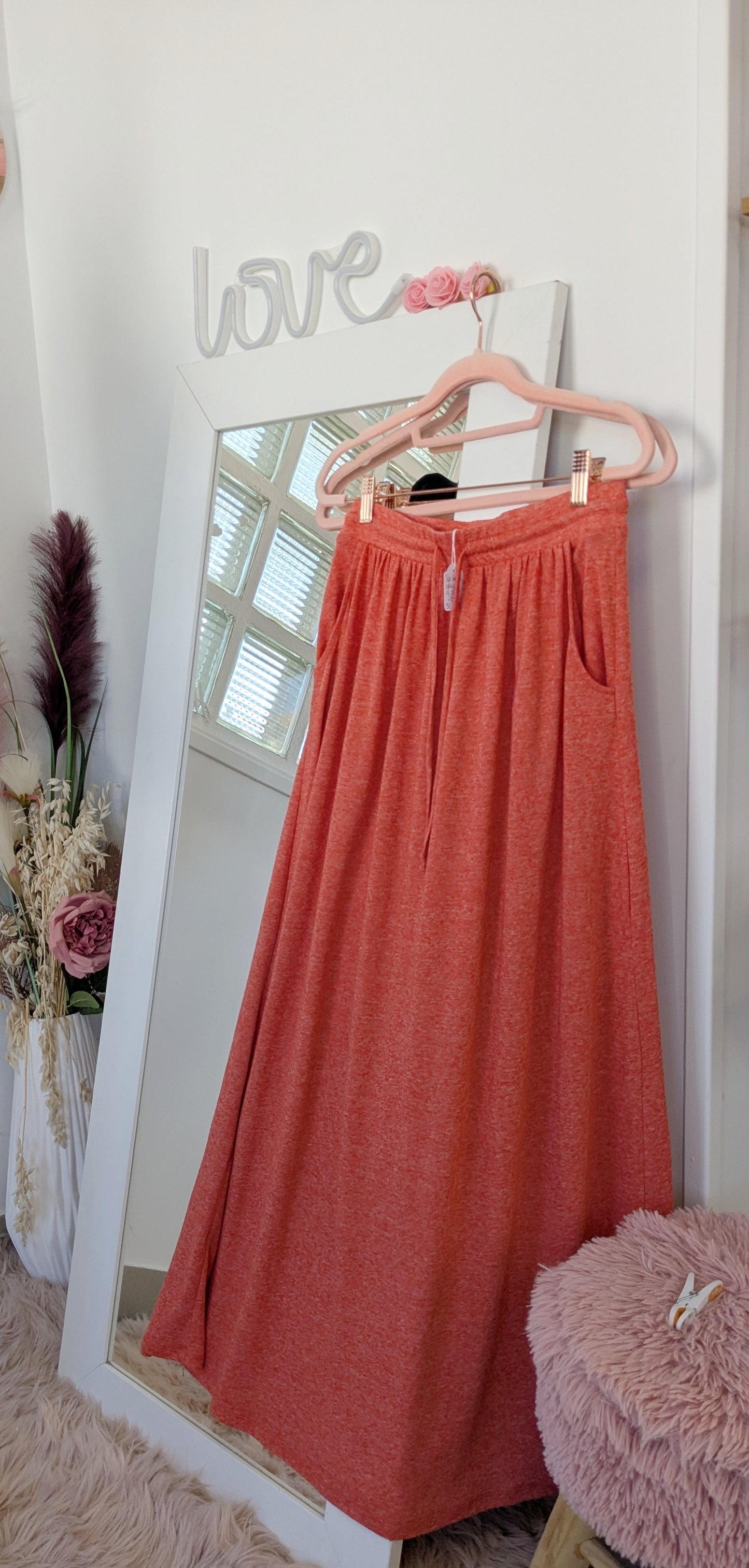 Jupe longue orange - Promod - 38