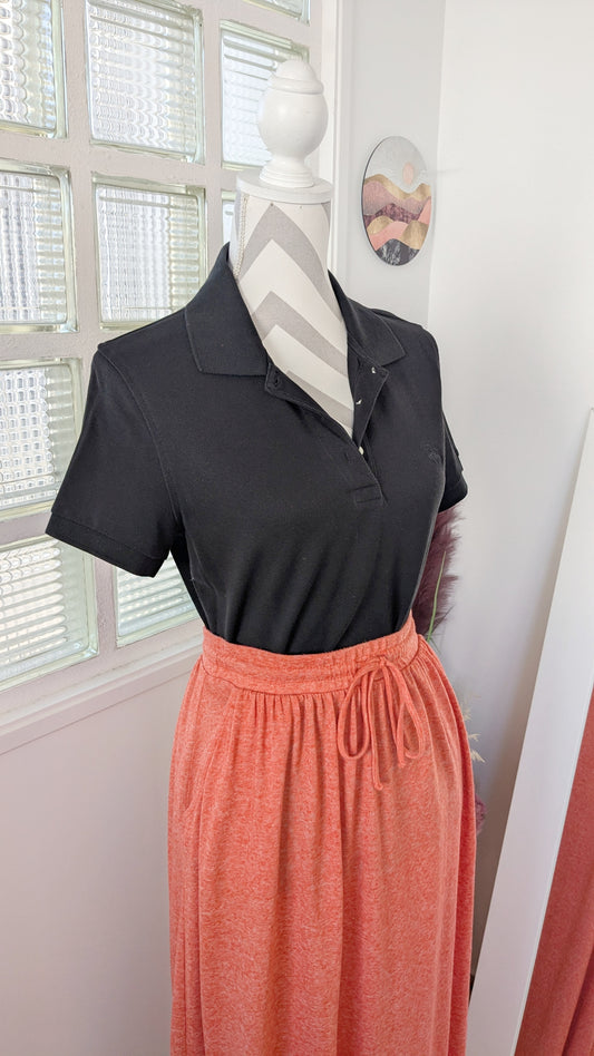 Jupe longue orange - Promod - 38