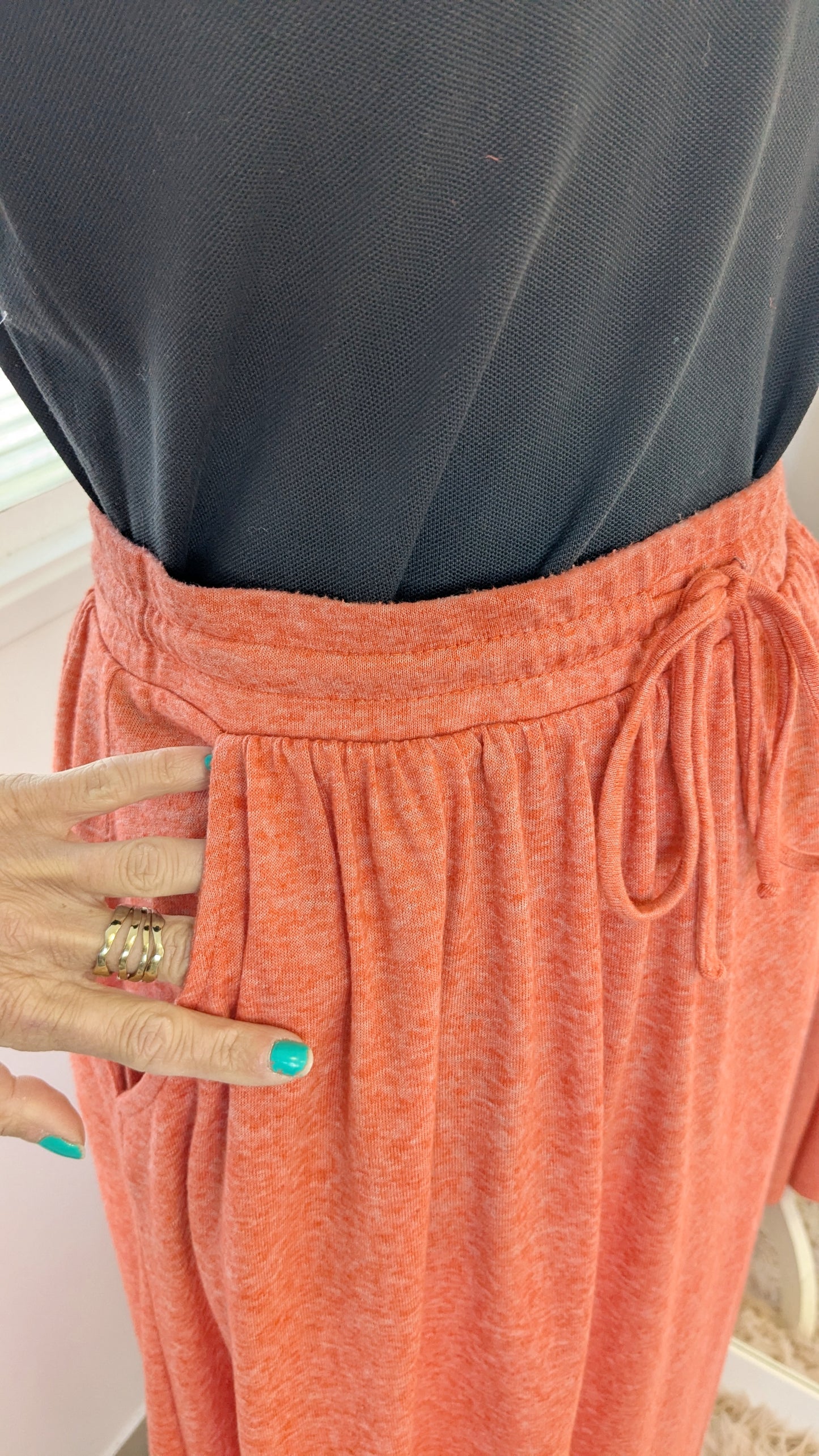 Jupe longue orange - Promod - 38