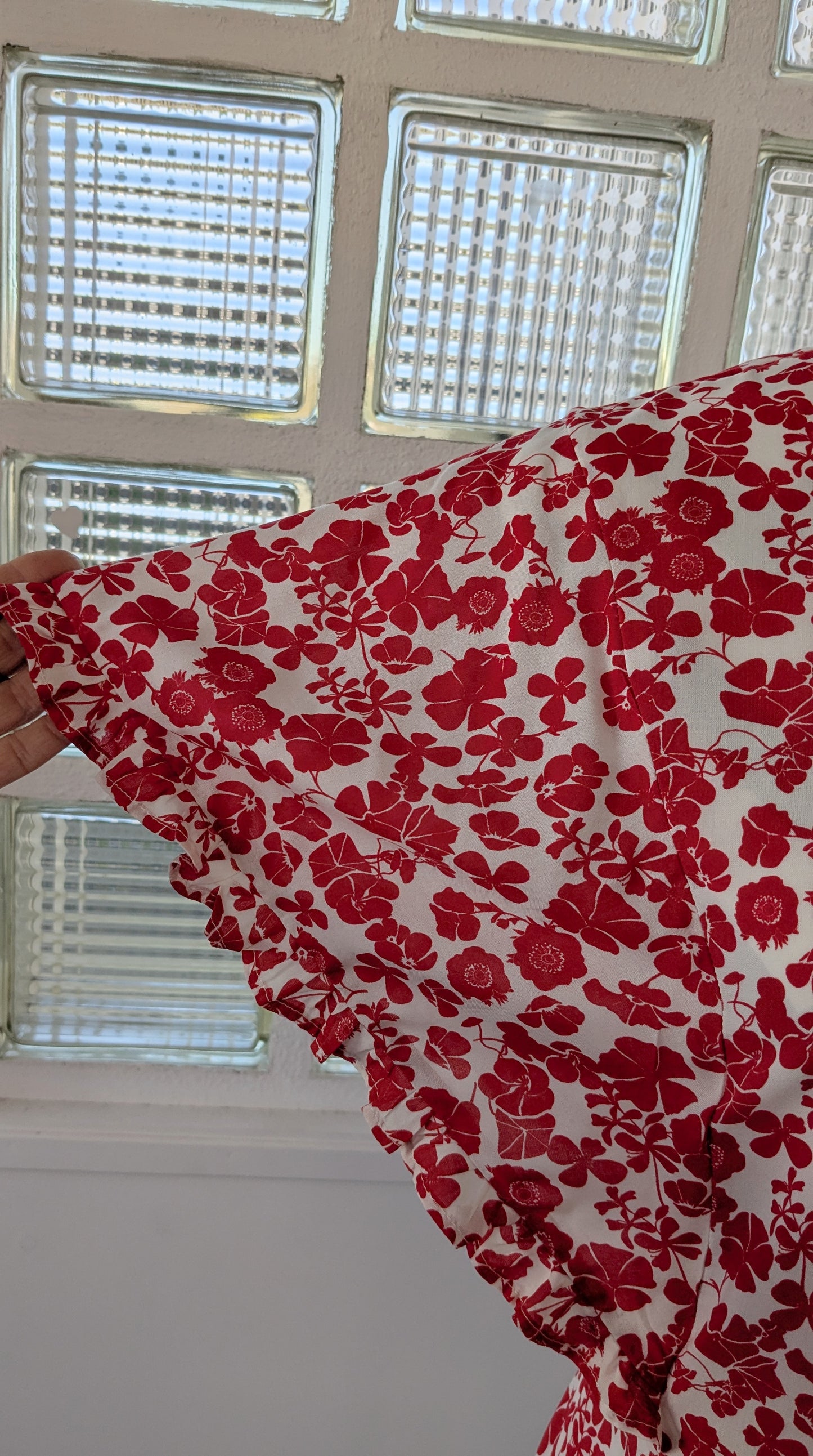 Blouse fleurie volants - C&A - 36/38