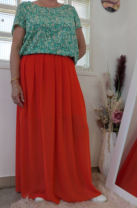 Blouse verte colorée - 44