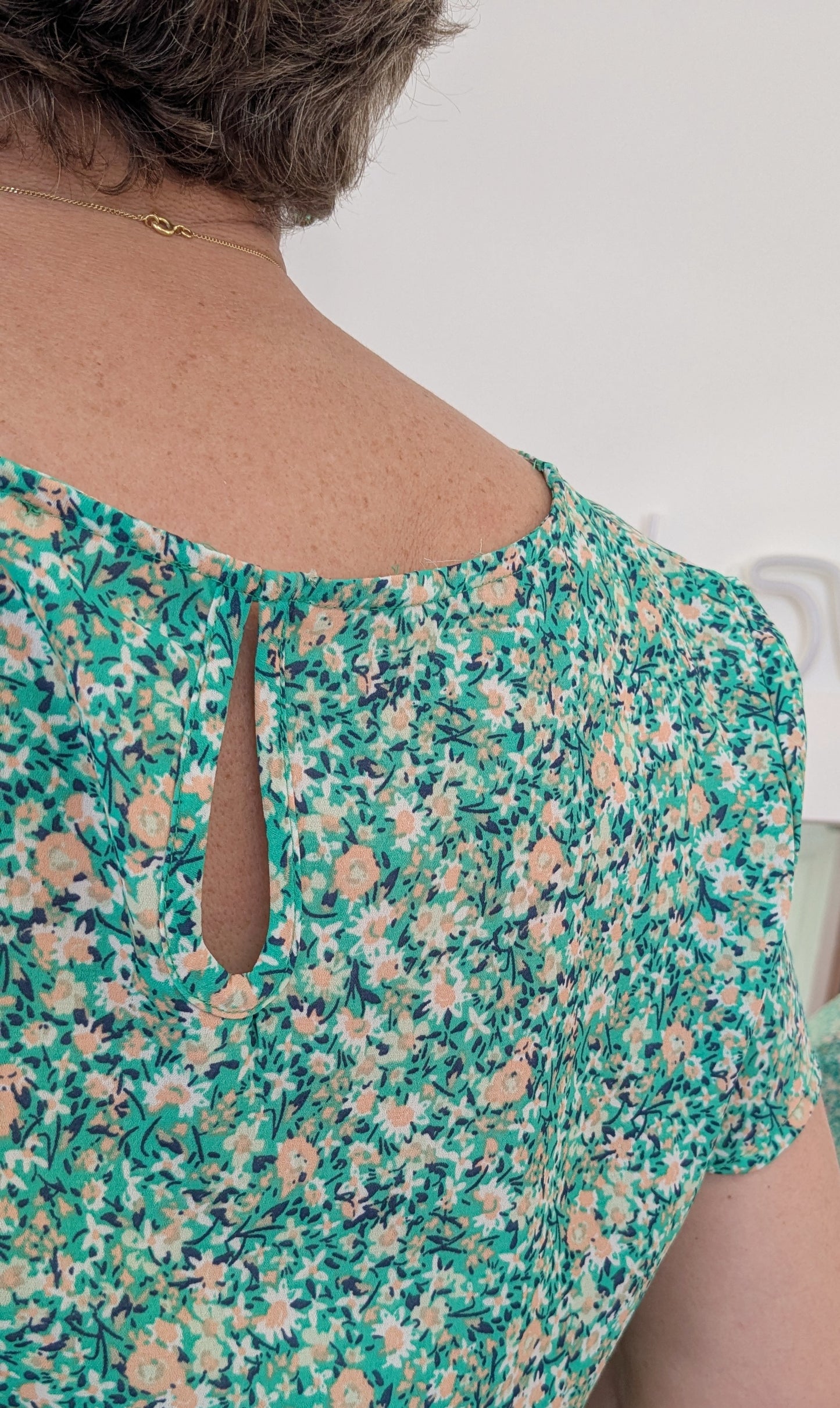 Blouse verte colorée - 44
