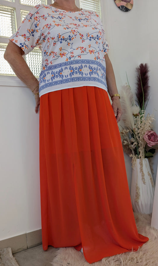 Blouse fleurie colorée - Athmosphere - 42