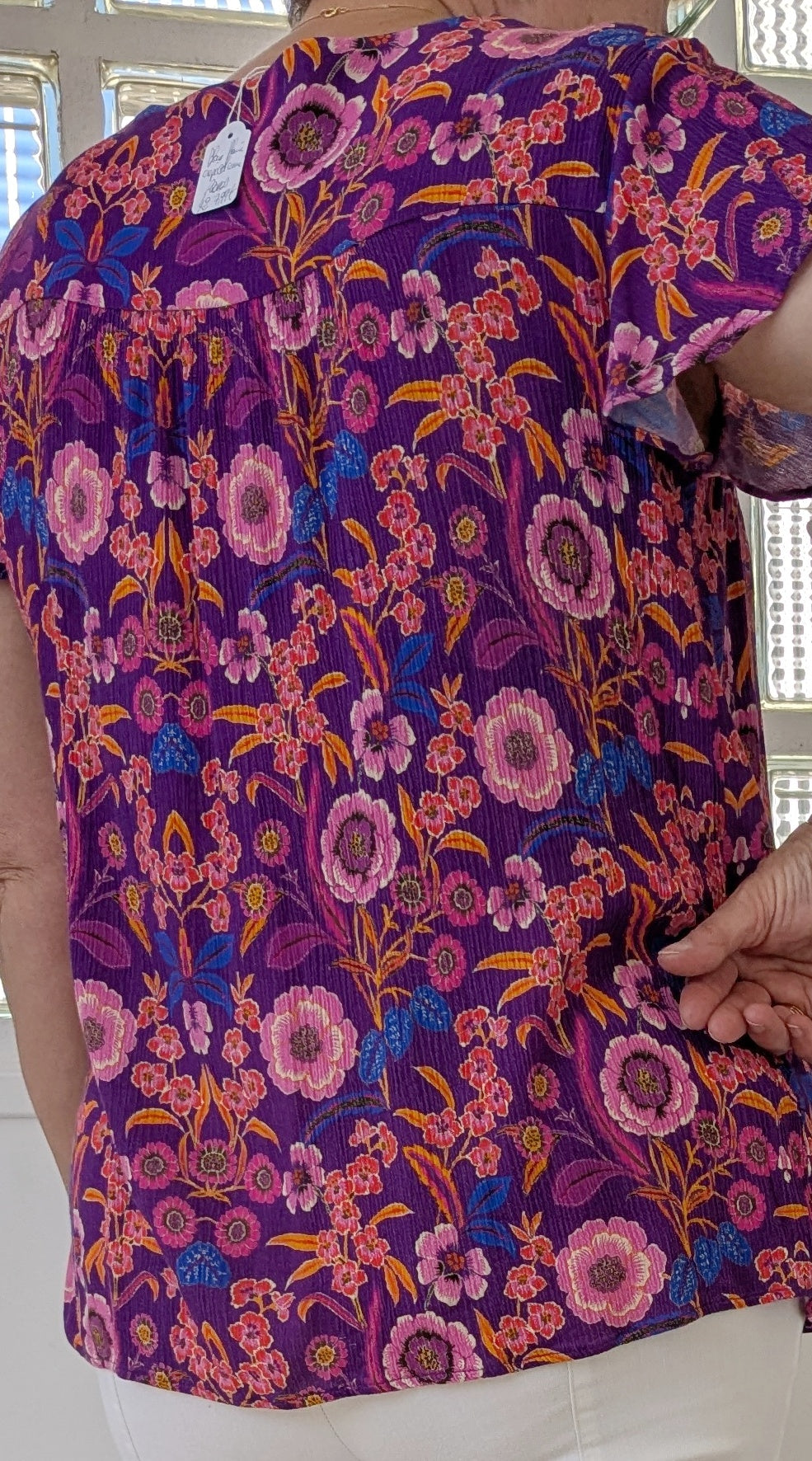 Blouse fleurie volants - Promod - 42/44