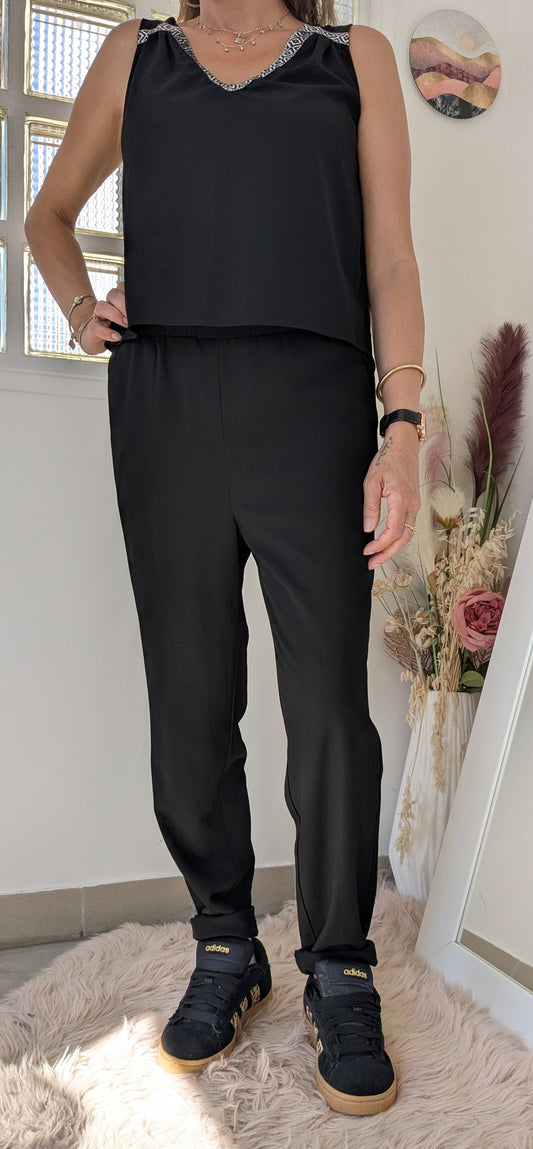 Combinaison pantalon ethnique - Lady Blush - 38